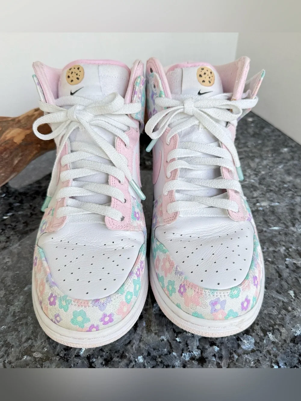 Nike x Doernbecher XIX Dunk High 'White Pink' size 11, cookie sneaker